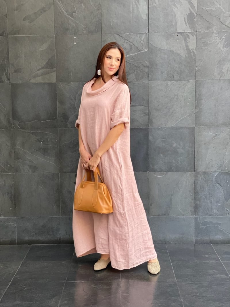 Vestido Lino Italy 1271B