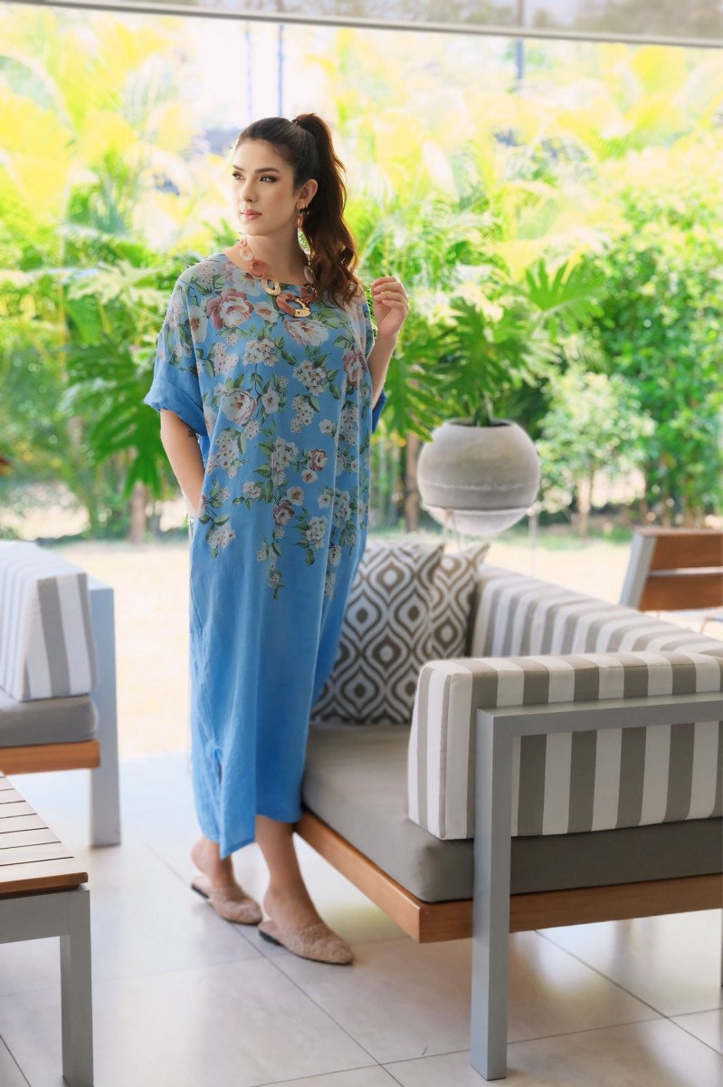 Vestido Lino Italy 9755-13