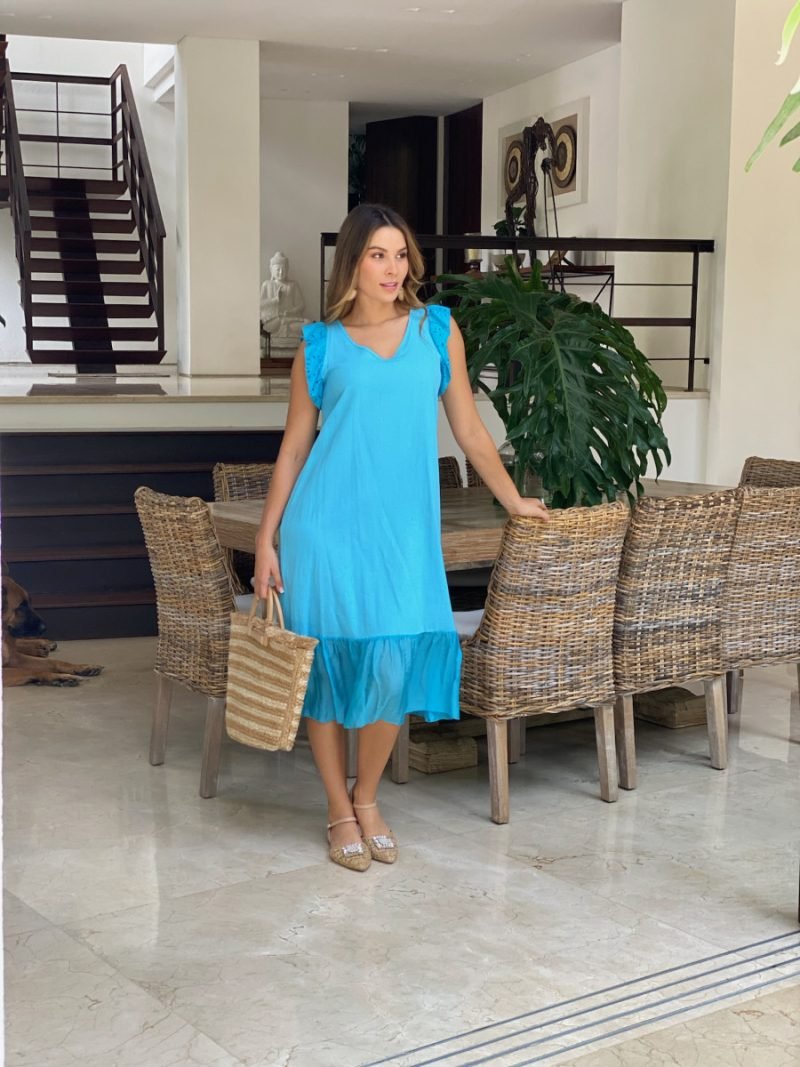 Vestido Lino Italy 9231