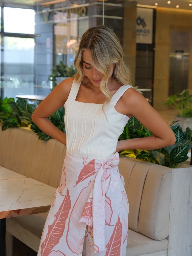 Blusa Crop Top Anthology Maca