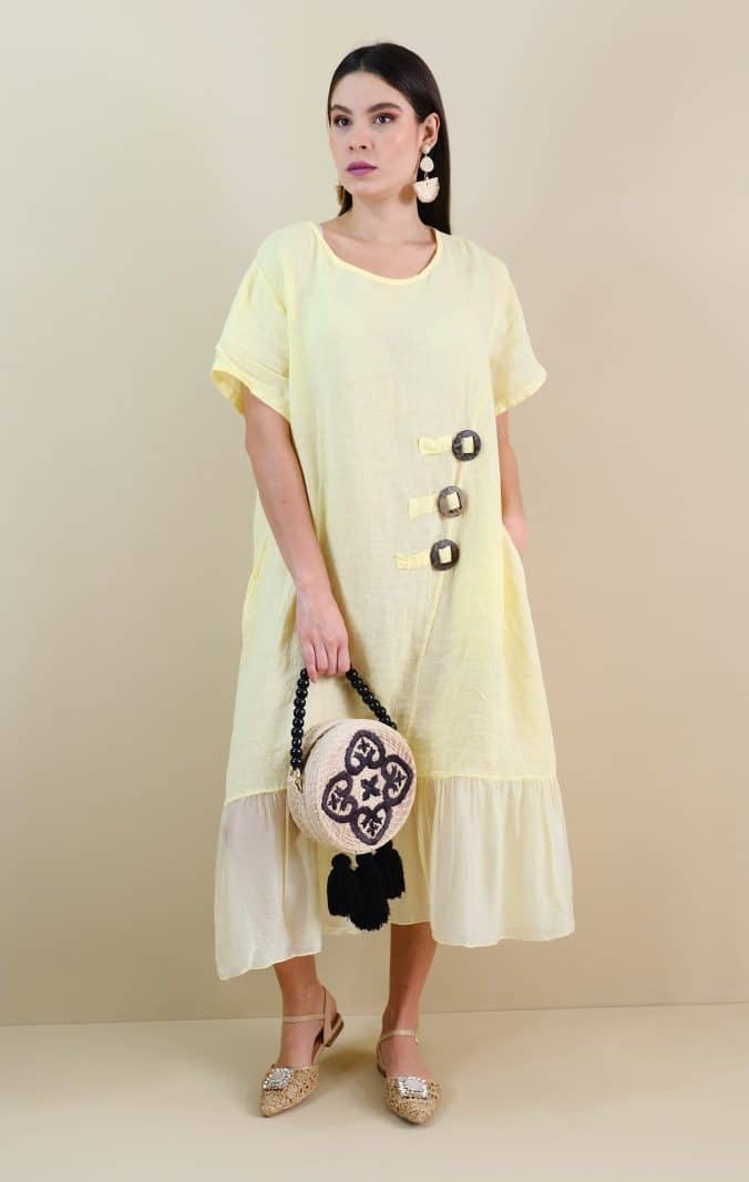 Vestido Lino HF2278D