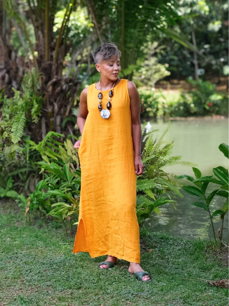 Vestido lino Ref: 20A417